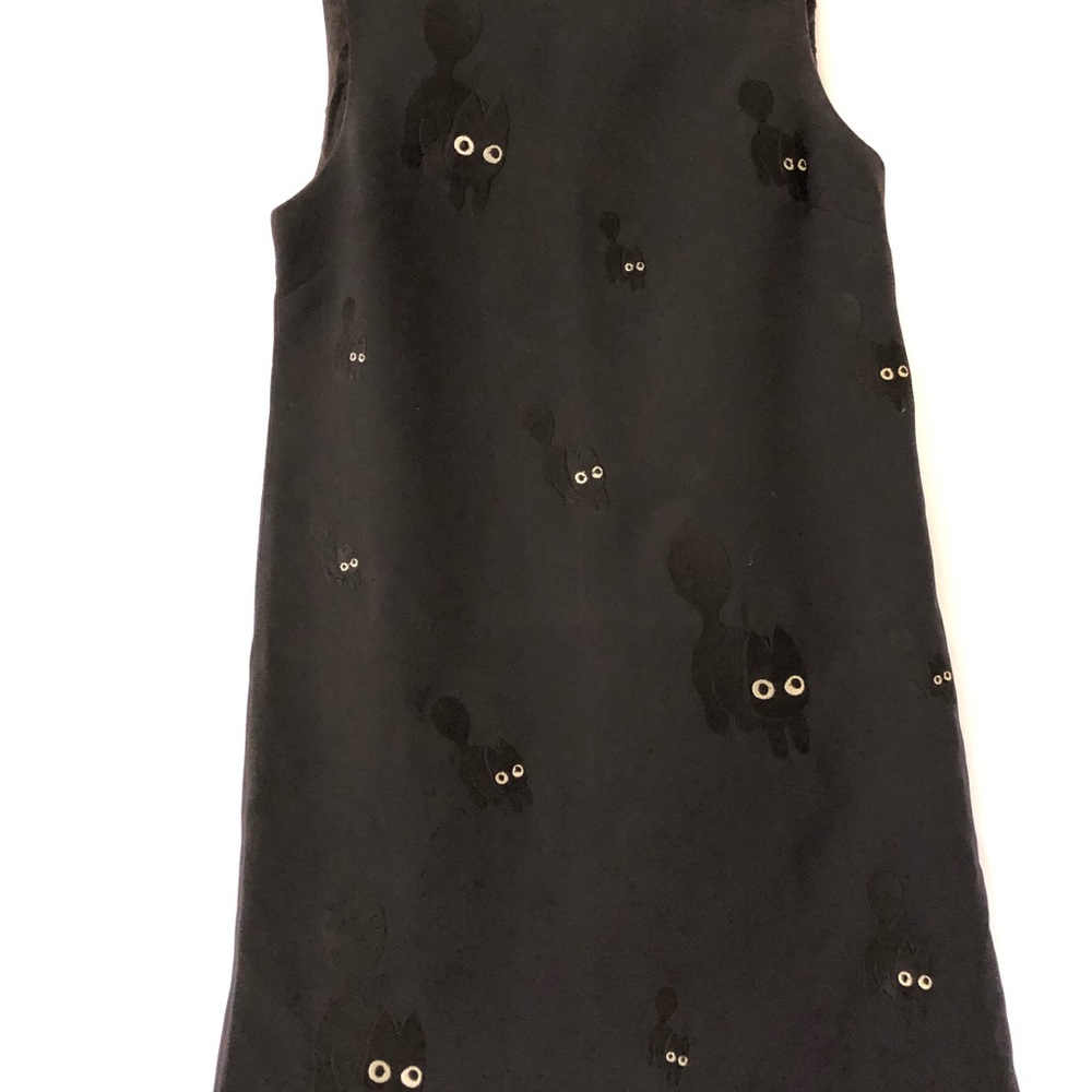 Black dress with cats - Picture 3 of 6